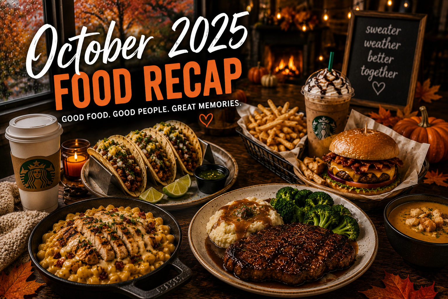 October 2025 Meal Reviews & Restaurant Recap