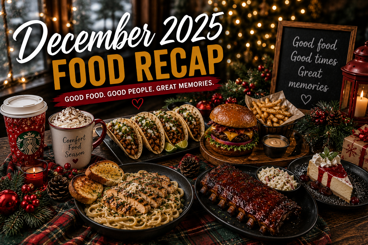 December 2025 Meal Reviews & Restaurant Recap