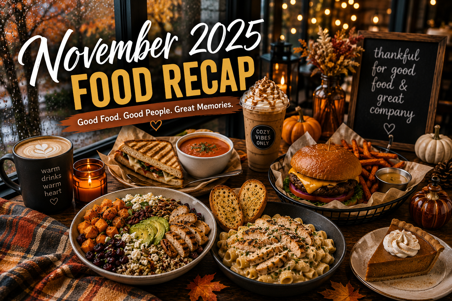 November 2025 Meal Reviews & Restaurant Recap